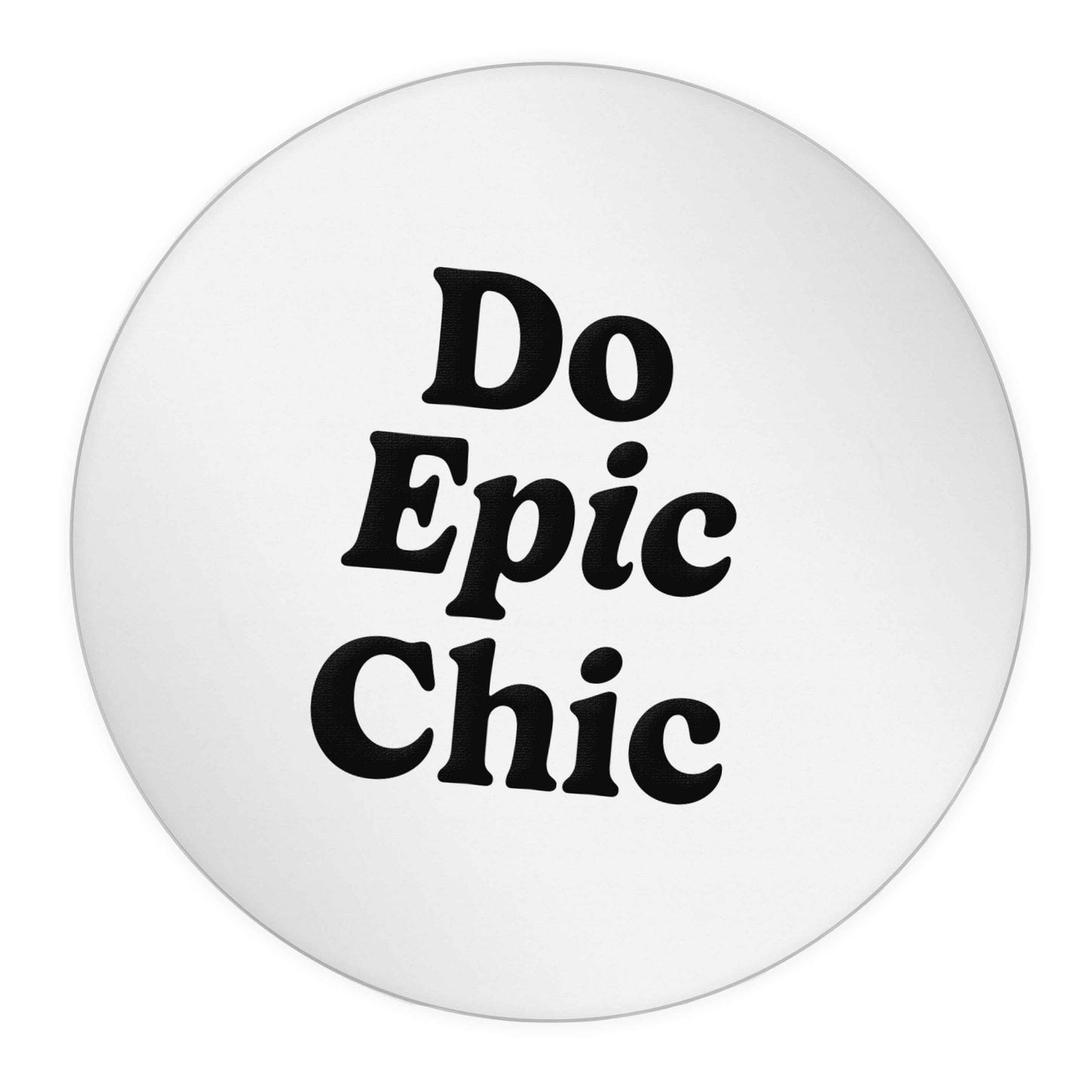 Do epic chic 24 @ 45mm matt circle stickers