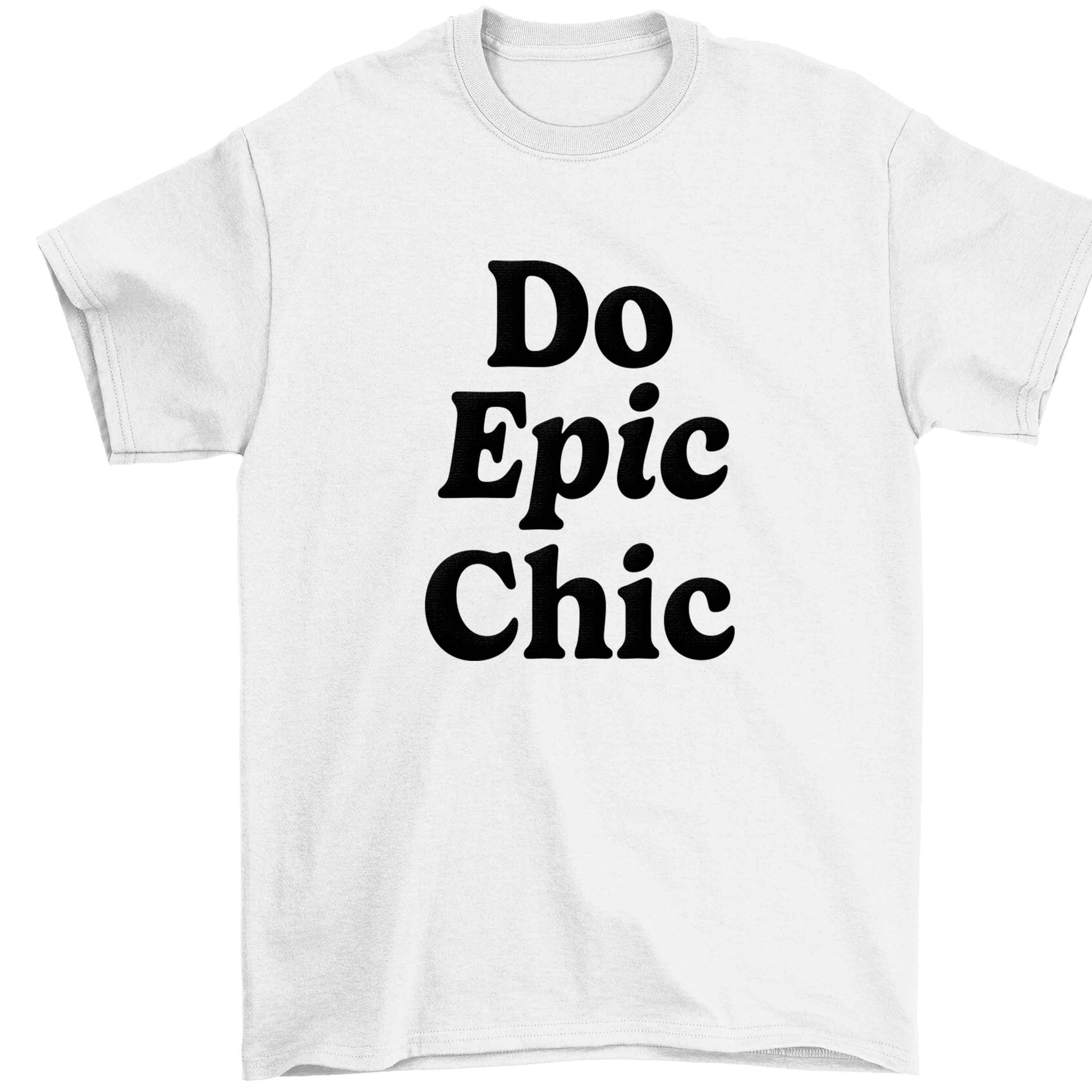 Do epic chic Children's white Tshirt 12-13 Years