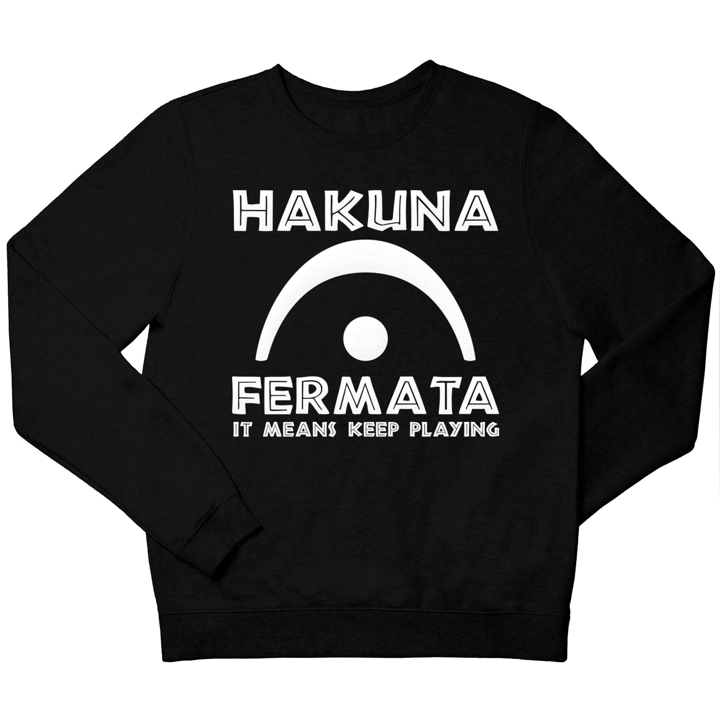Hakuna fermata children's black sweater 12-13 Years