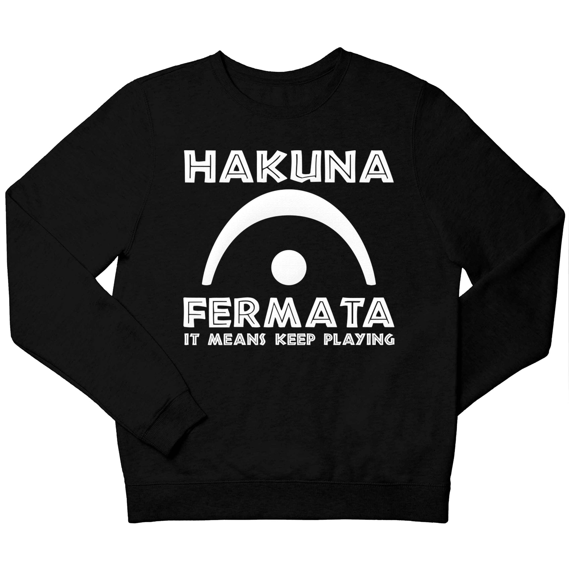 Hakuna fermata children's black sweater 12-13 Years
