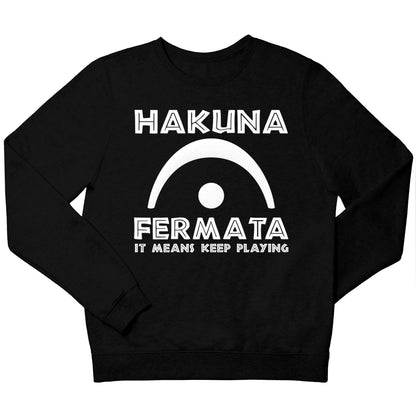 Hakuna fermata children's black sweater 12-13 Years