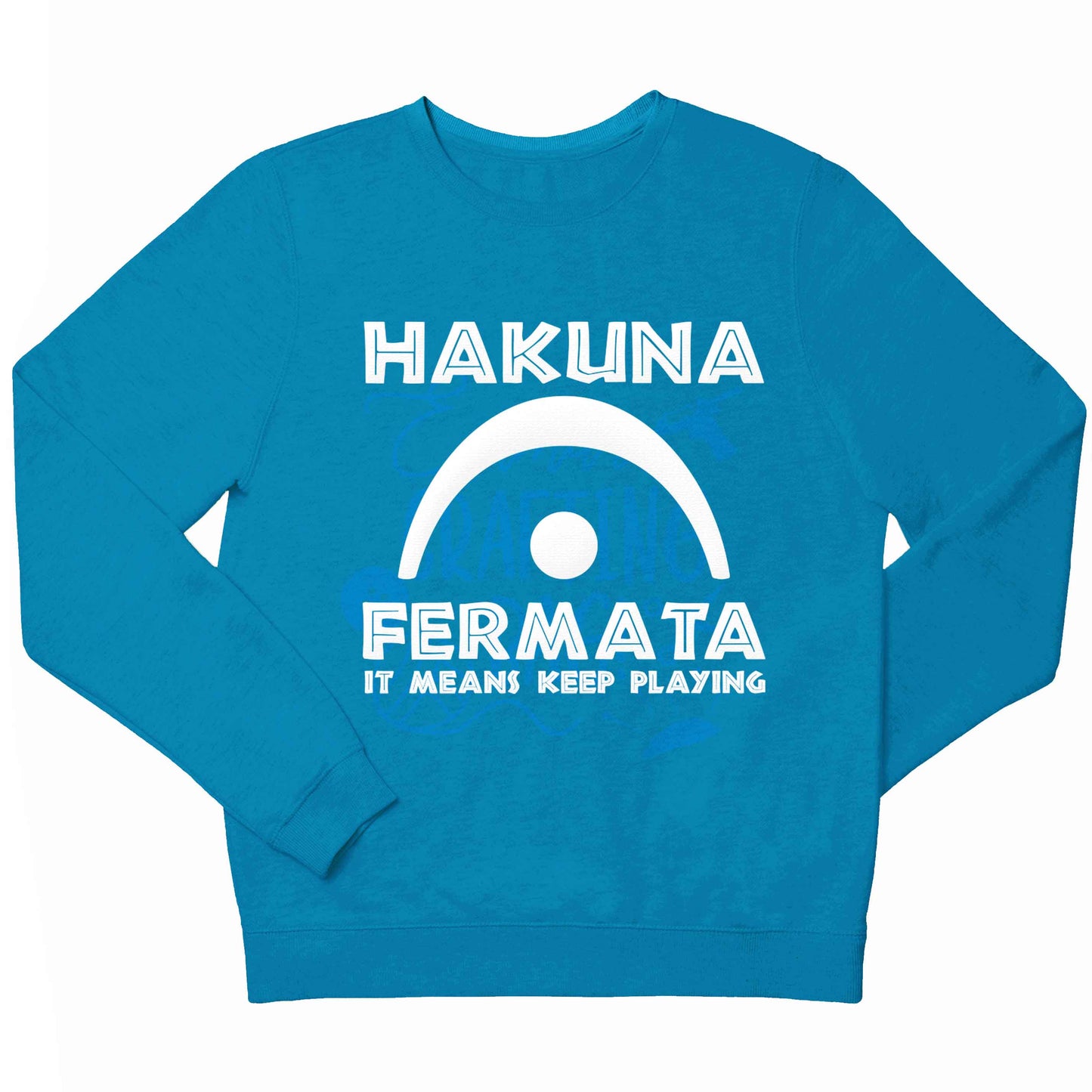 Hakuna fermata children's blue sweater 12-13 Years