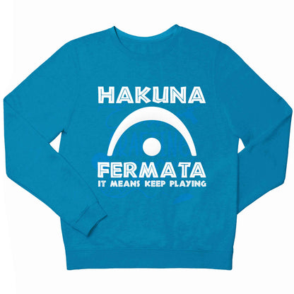Hakuna fermata children's blue sweater 12-13 Years