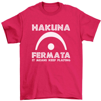 Hakuna fermata Children's pink Tshirt 12-13 Years