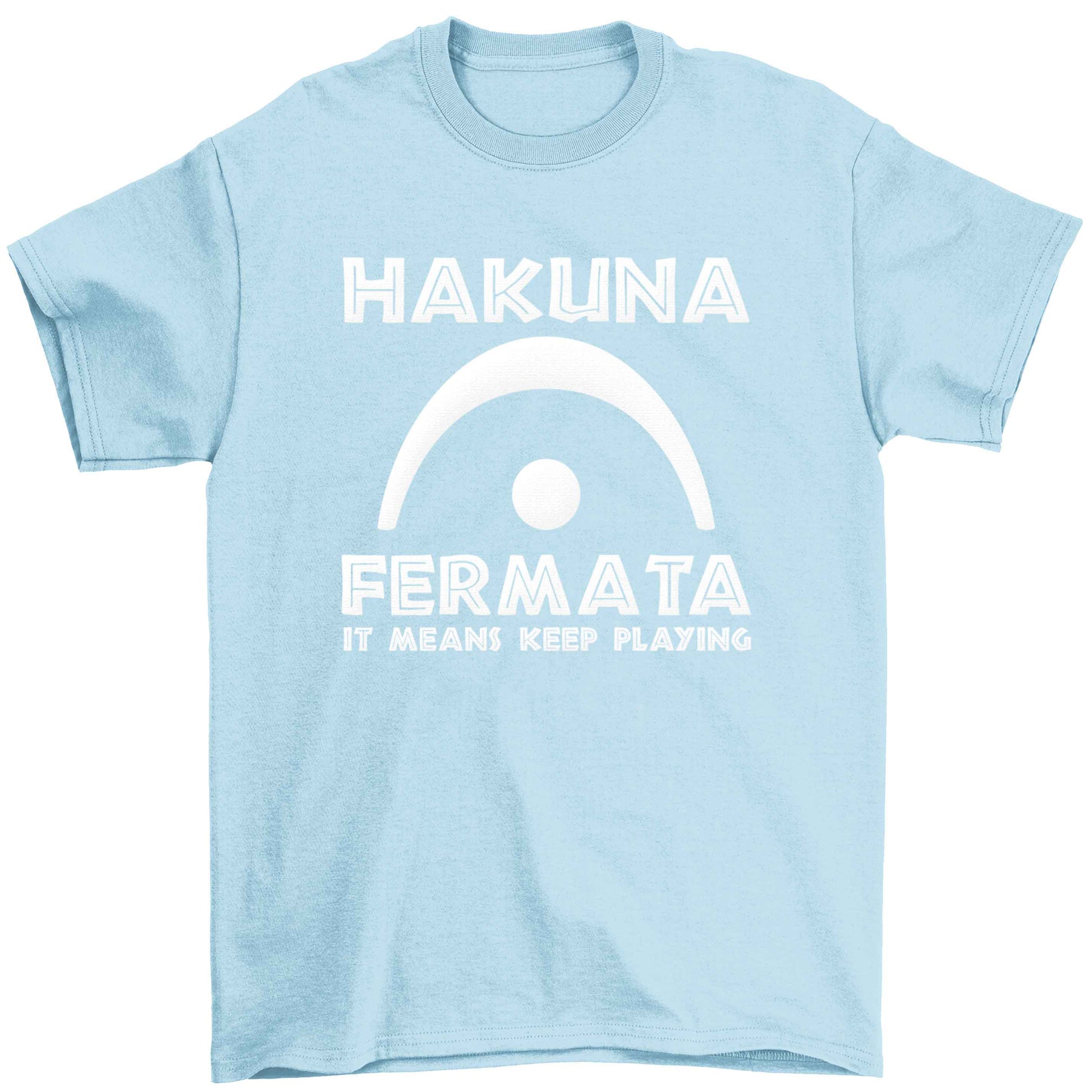 Hakuna fermata Children's light blue Tshirt 12-13 Years