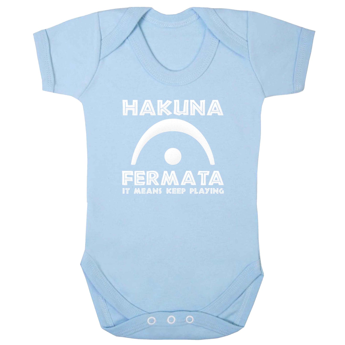 Hakuna fermata baby bodysuit pale blue 18-24 months