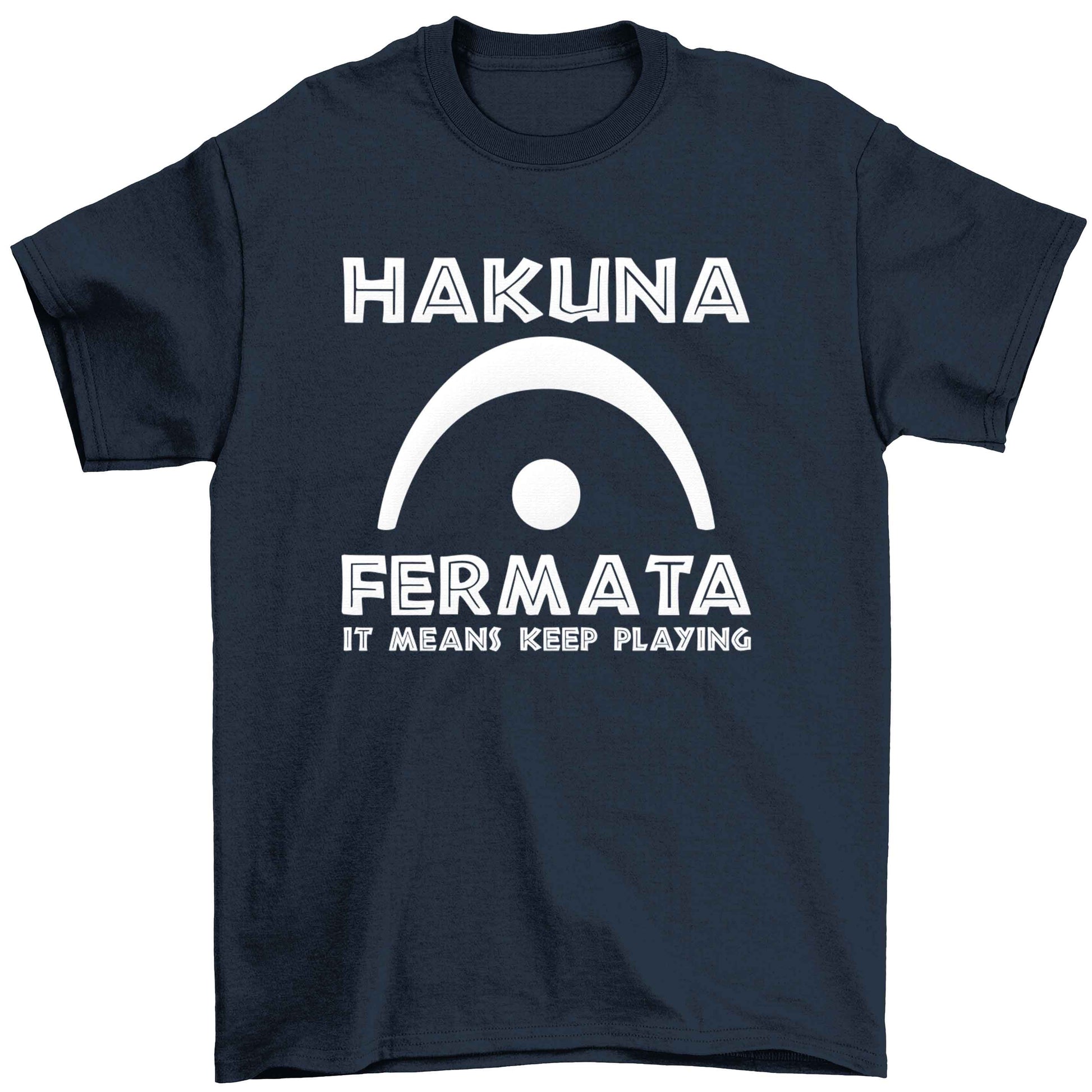 Hakuna fermata Children's navy Tshirt 12-13 Years