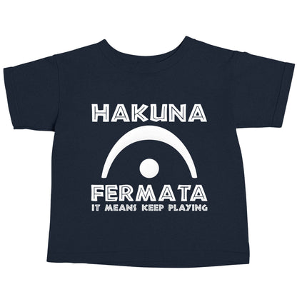 Hakuna fermata navy baby toddler Tshirt 2 Years