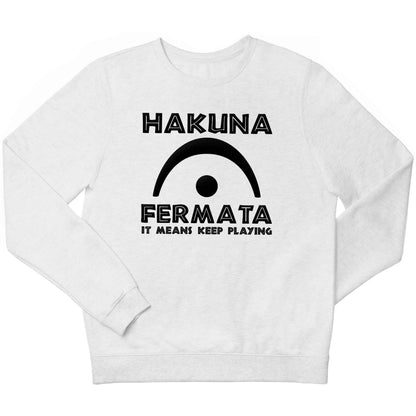 Hakuna fermata children's white sweater 12-13 Years