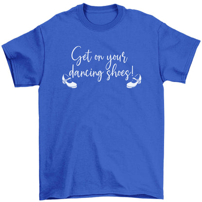 Get on your dancing shoes Children's blue Tshirt 12-13 Years