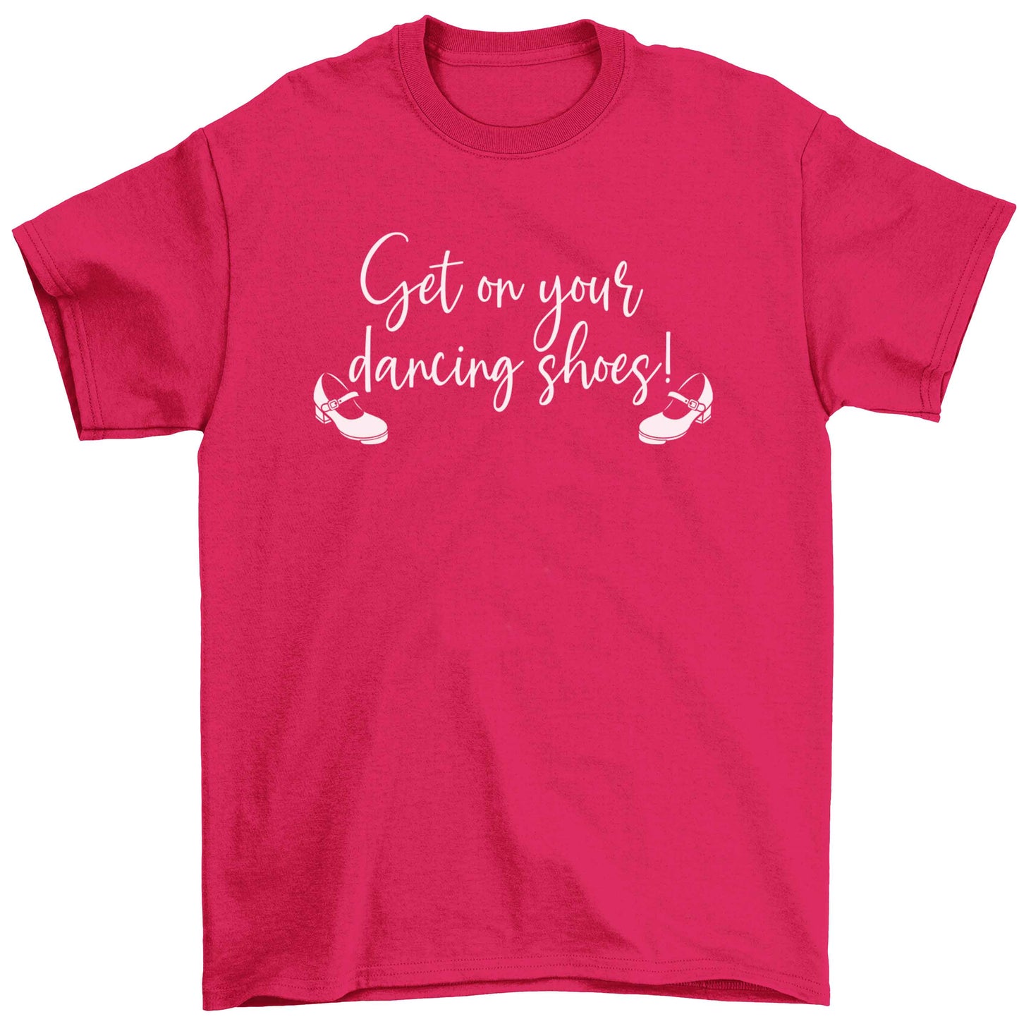 Get on your dancing shoes Children's pink Tshirt 12-13 Years
