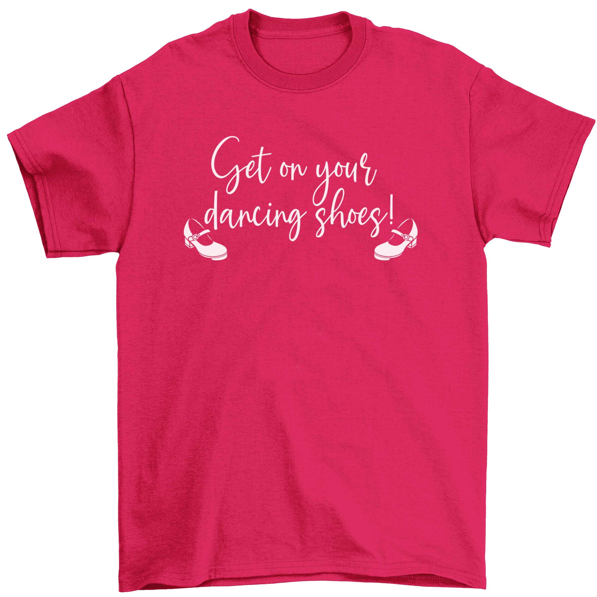 Get on your dancing shoes Children's pink Tshirt 12-13 Years