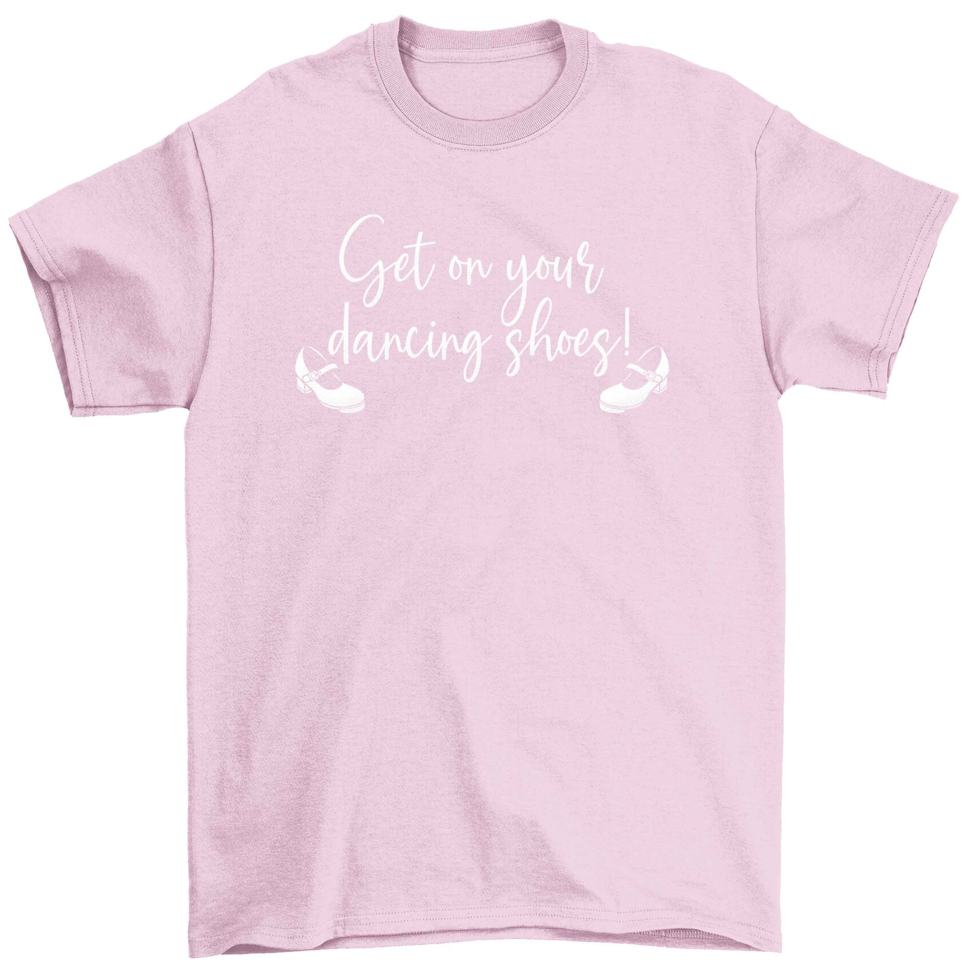 Get on your dancing shoes Children's light pink Tshirt 12-13 Years