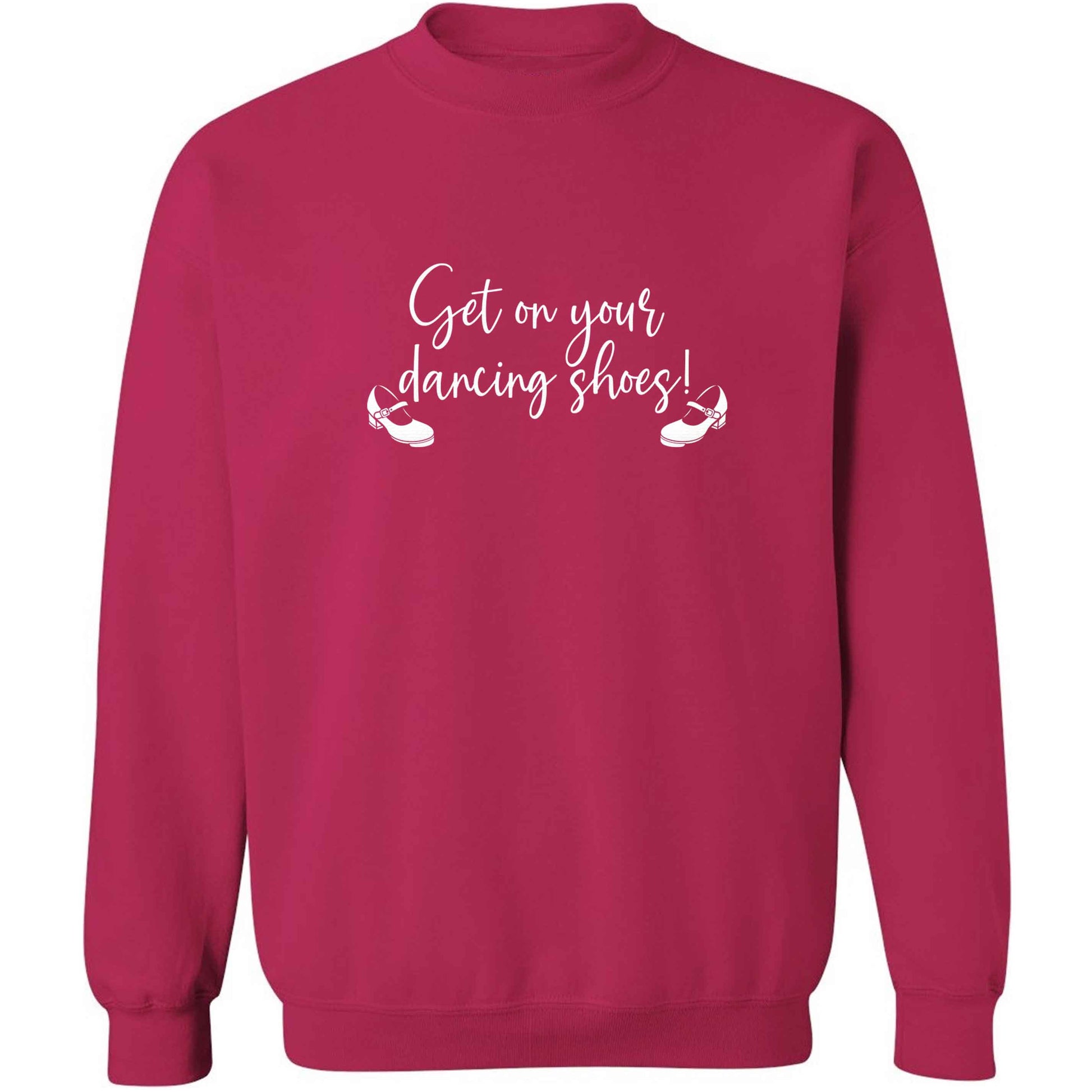 Get on your dancing shoes adult's unisex pink sweater 2XL