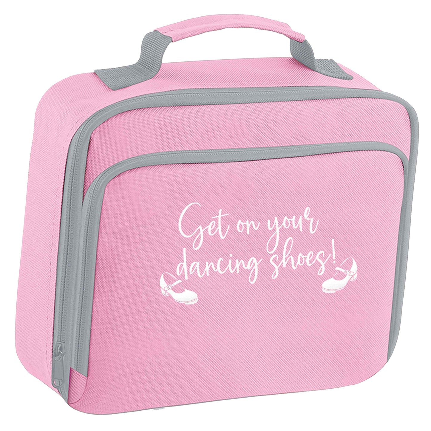 Get on your dancing shoes insulated pink lunch bag cooler