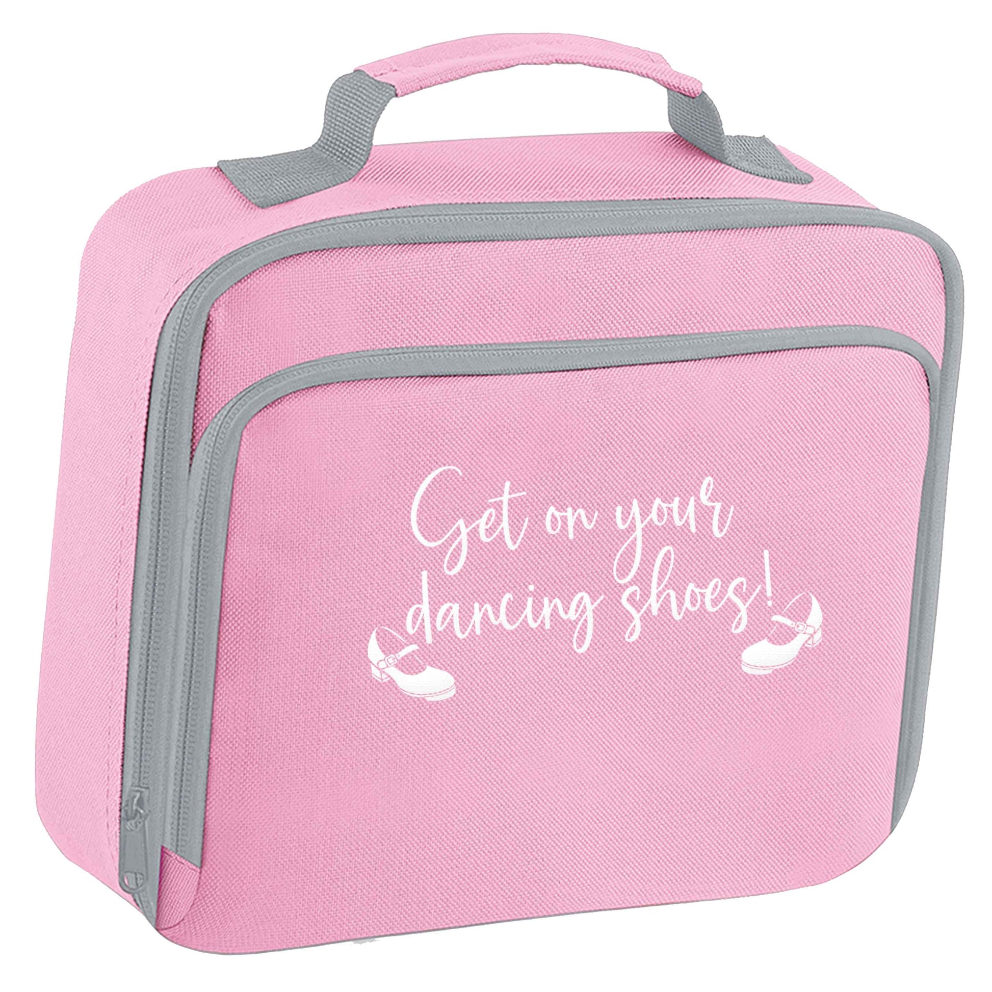 Get on your dancing shoes insulated pink lunch bag cooler