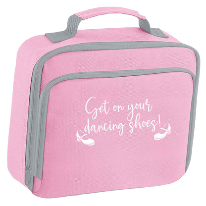 Get on your dancing shoes insulated pink lunch bag cooler