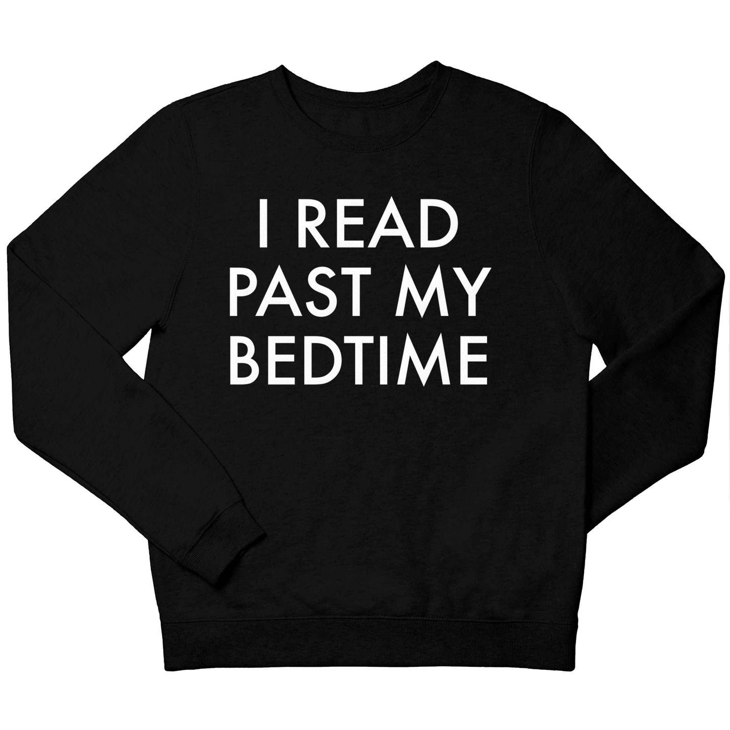 I read past my bedtime children's black sweater 12-13 Years