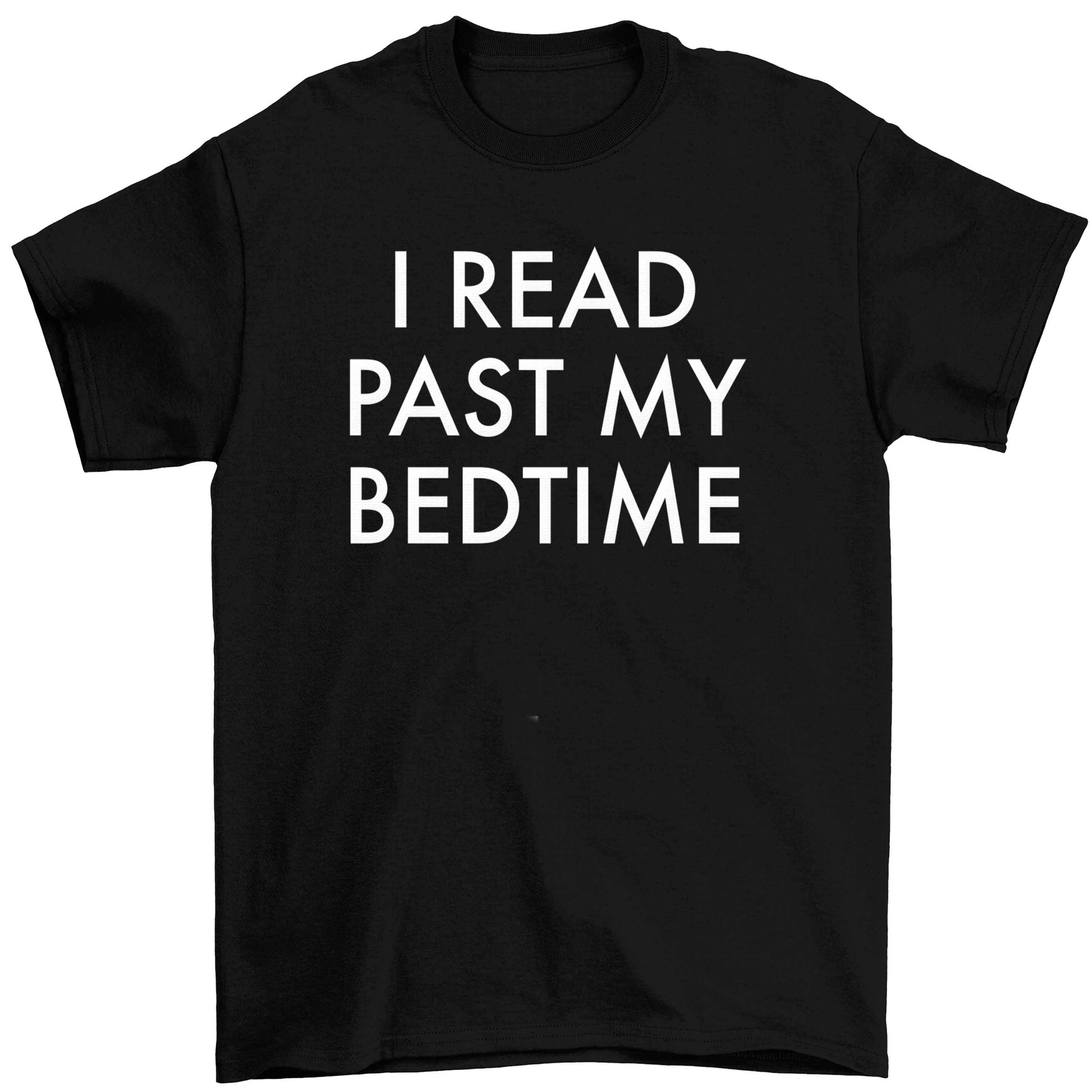 I read past my bedtime Children's black Tshirt 12-13 Years