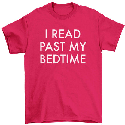 I read past my bedtime Children's pink Tshirt 12-13 Years
