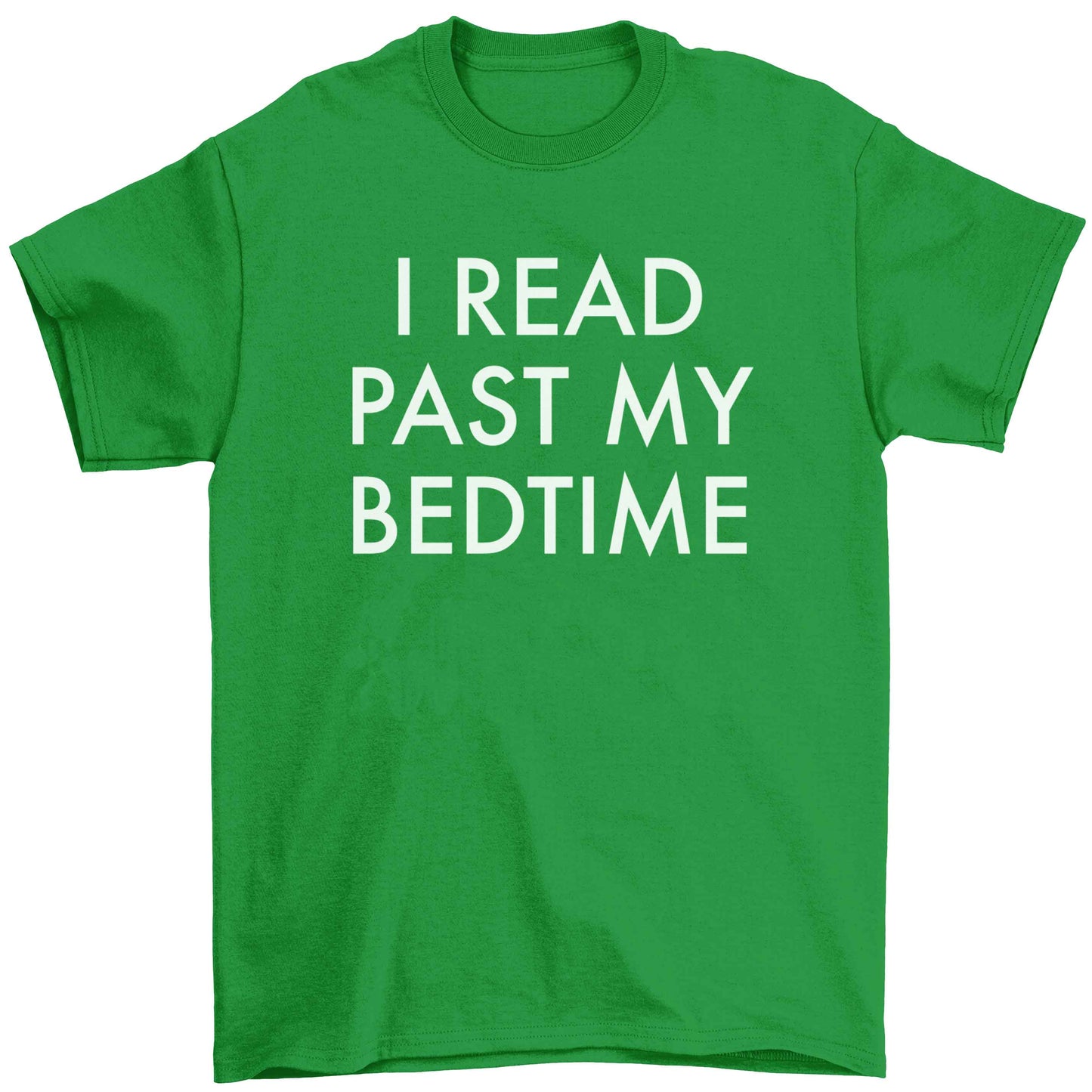 I read past my bedtime Children's green Tshirt 12-13 Years