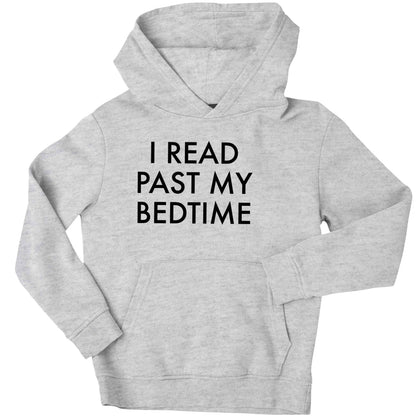 I read past my bedtime children's grey hoodie 12-13 Years