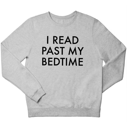 I read past my bedtime children's grey sweater 12-13 Years