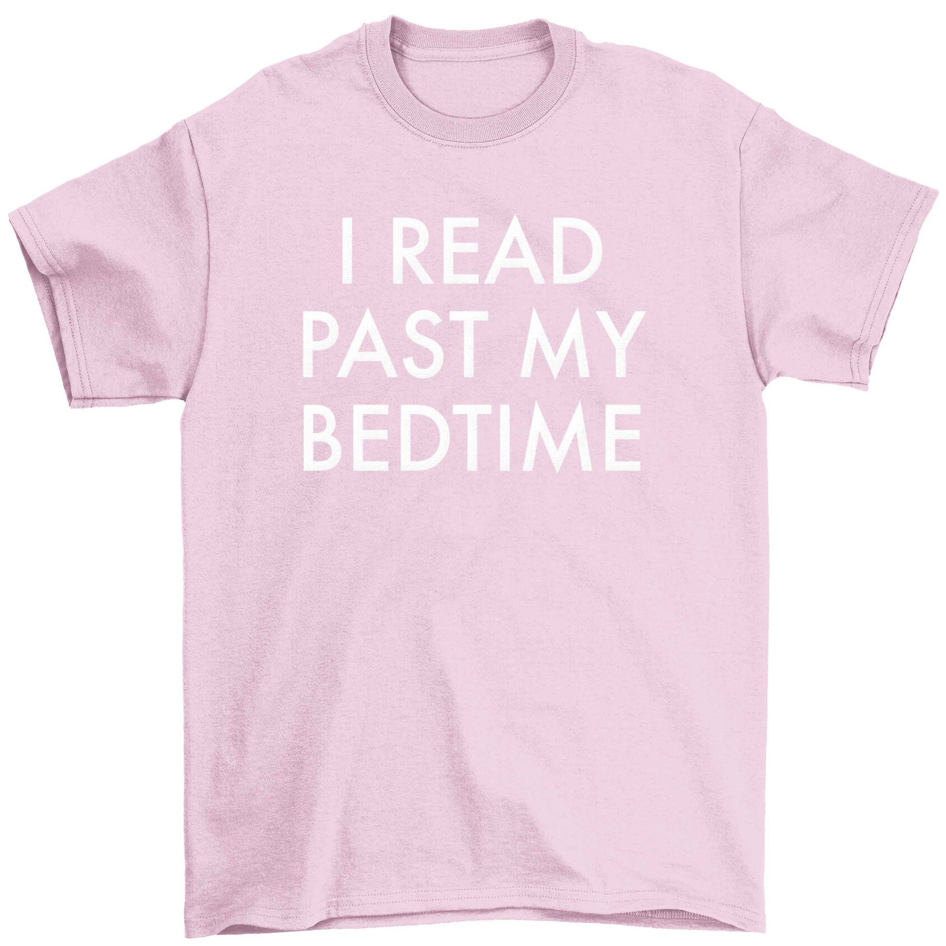 I read past my bedtime Children's light pink Tshirt 12-13 Years