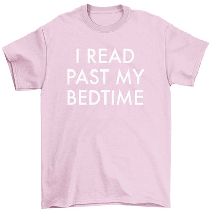 I read past my bedtime Children's light pink Tshirt 12-13 Years