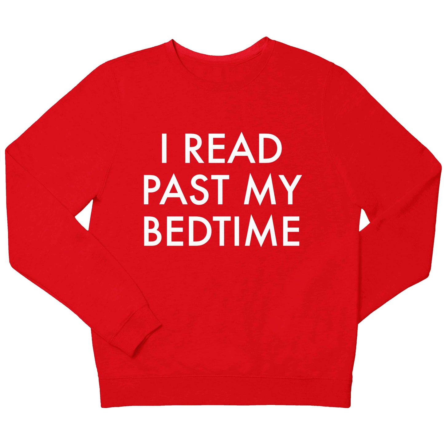I read past my bedtime children's grey sweater 12-13 Years