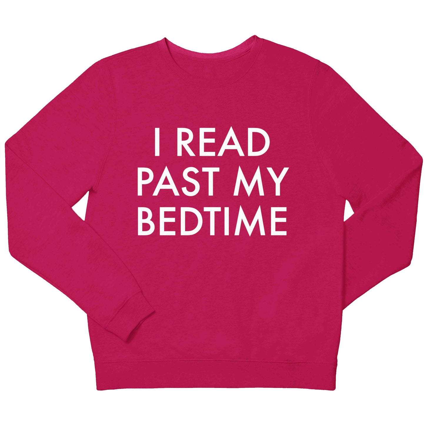 I read past my bedtime children's pink sweater 12-13 Years