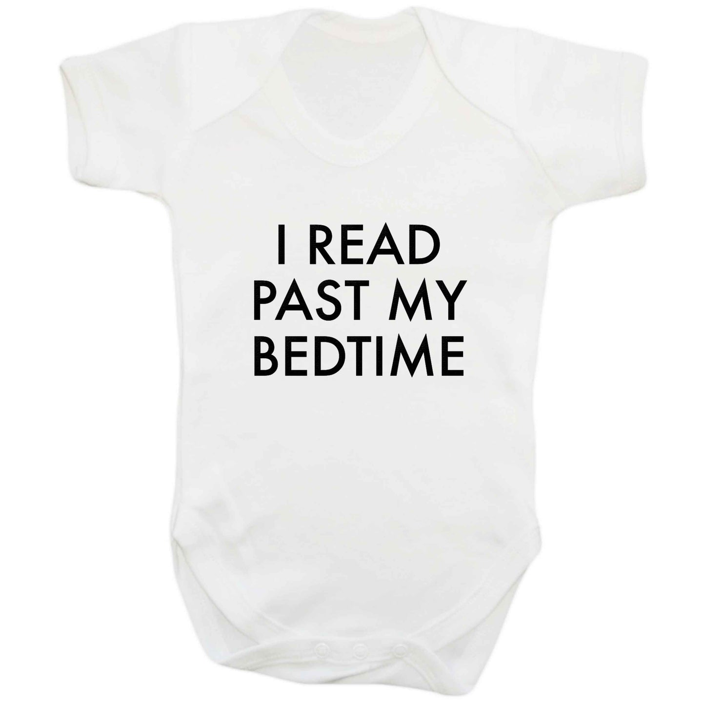 I read past my bedtime baby bodysuit white 18-24 months