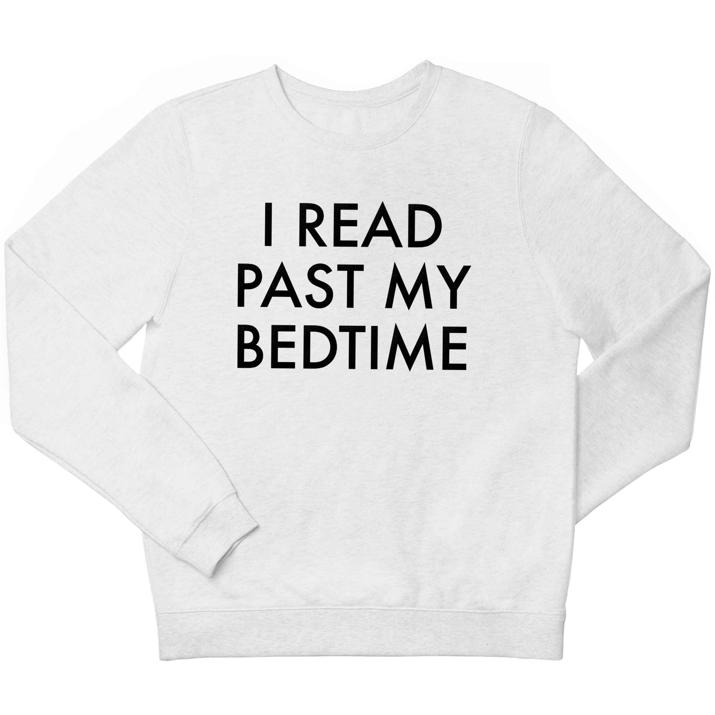 I read past my bedtime children's white sweater 12-13 Years