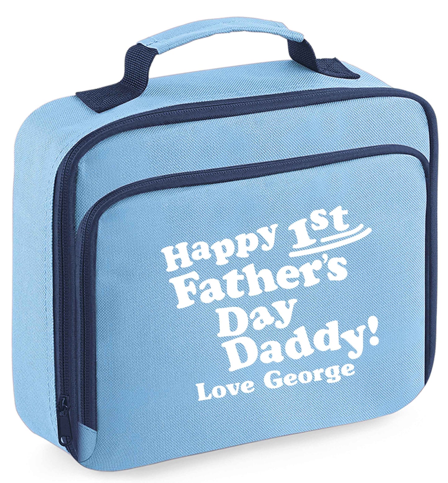 Personalised happy first Father's day | Lunch bag cooler