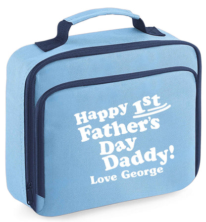 Personalised happy first Father's day | Lunch bag cooler