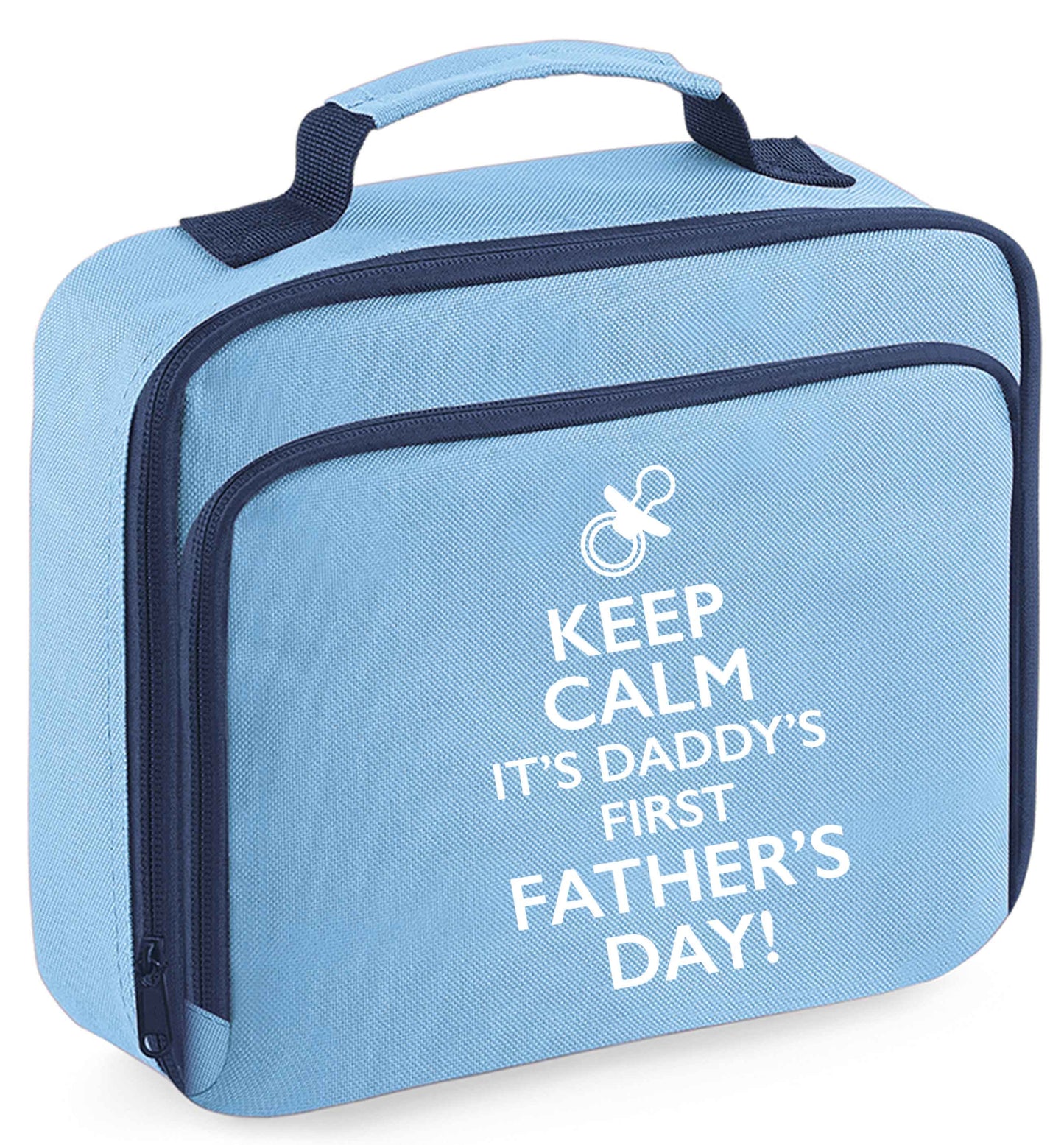 Keep calm it's daddy's first father's day  | Lunch bag cooler