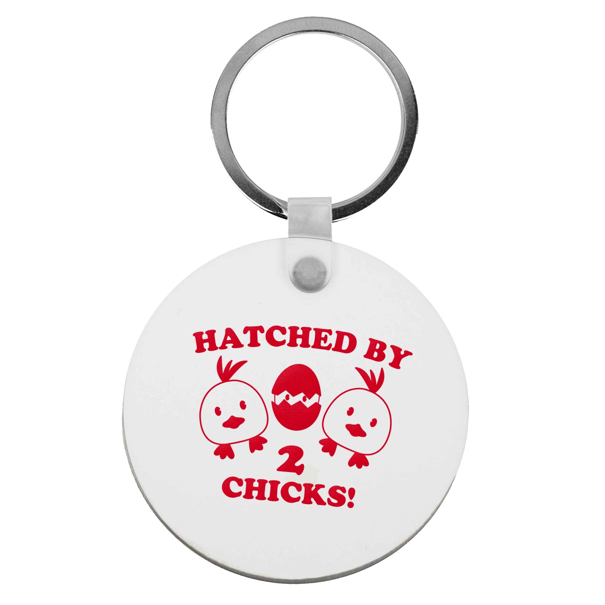 Hatched by two chicks | Keyring