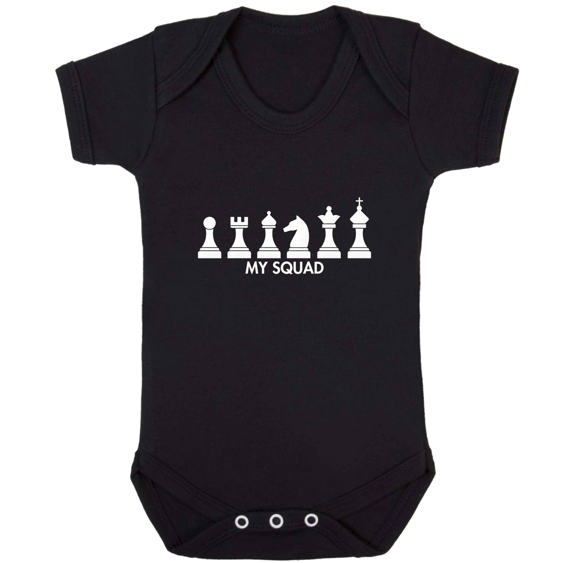 My squad baby bodysuit black 18-24 months