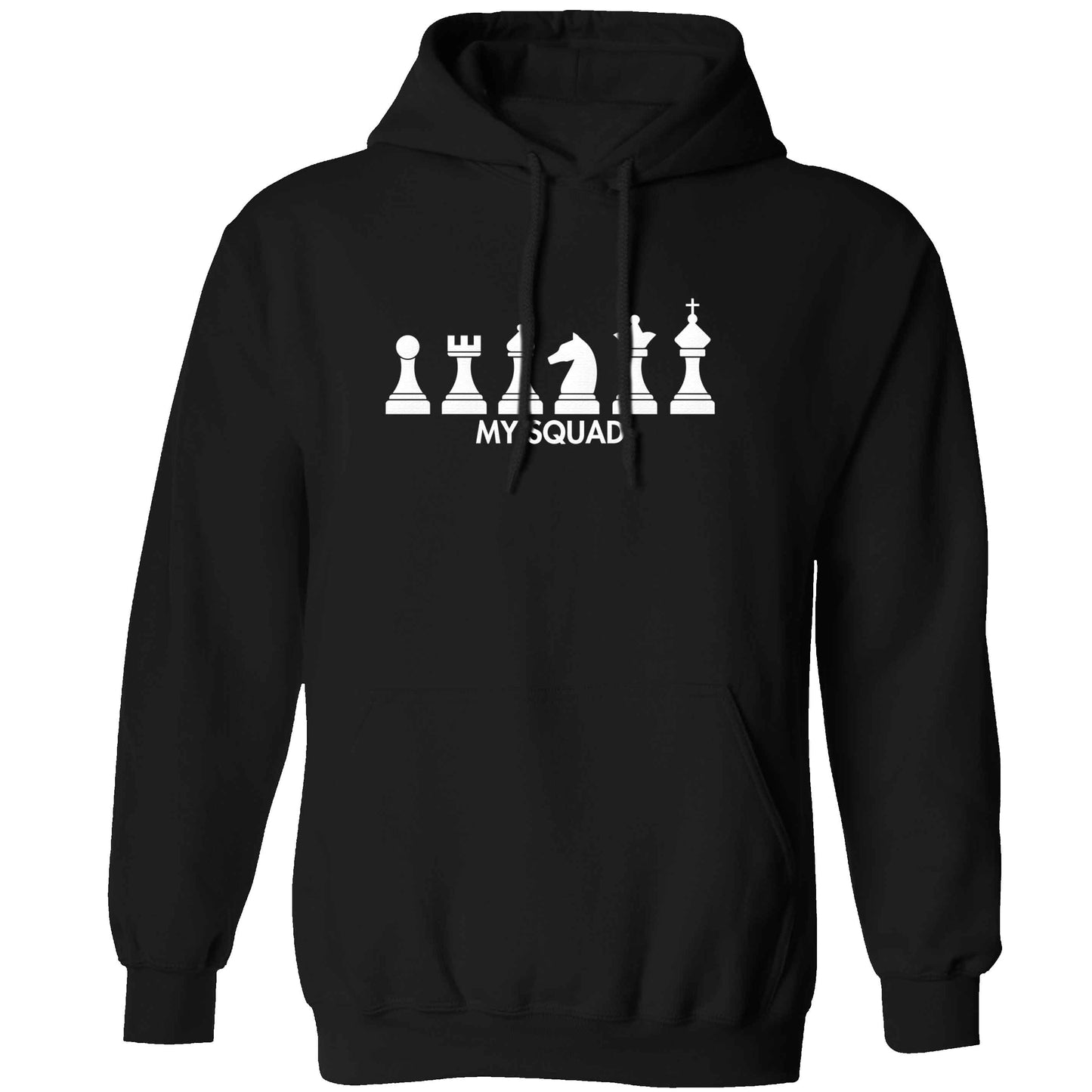 My squad adults unisex black hoodie 2XL