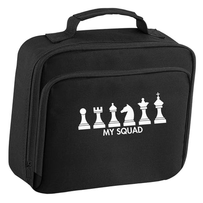 My squad insulated black lunch bag cooler
