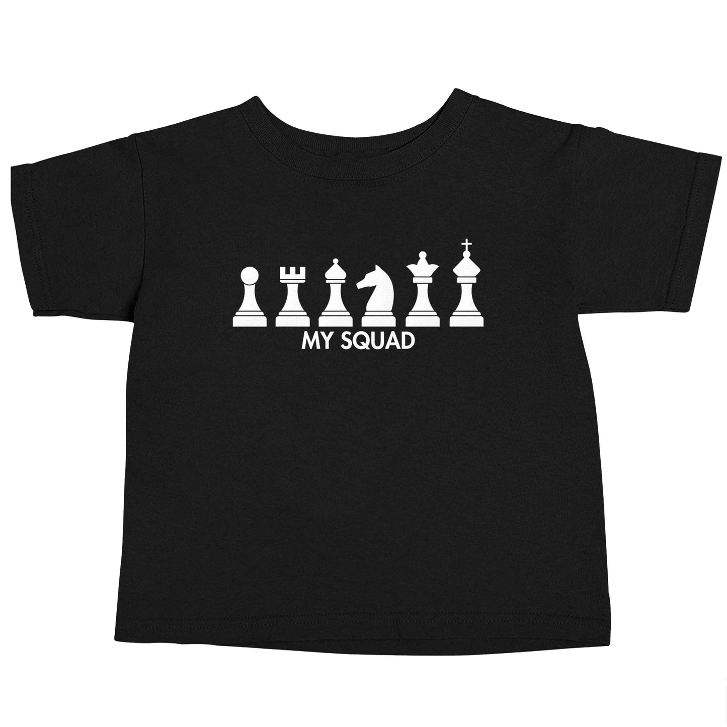 My squad Black baby toddler Tshirt 2 years
