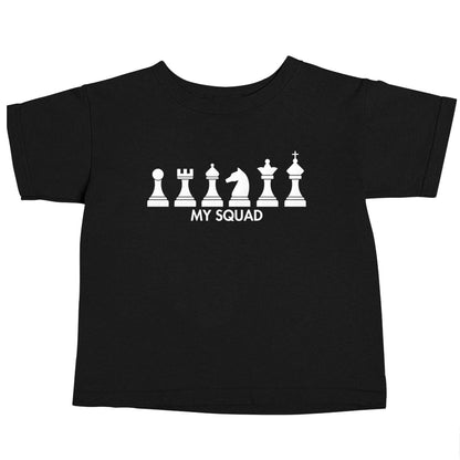 My squad Black baby toddler Tshirt 2 years