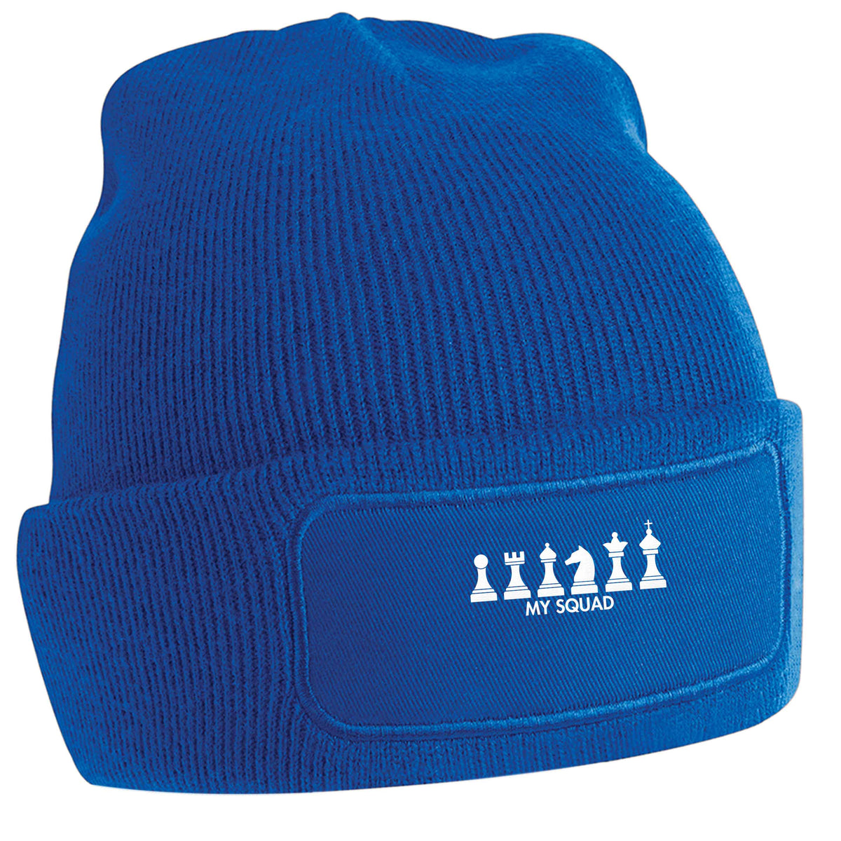 My squad blue beanie hat
