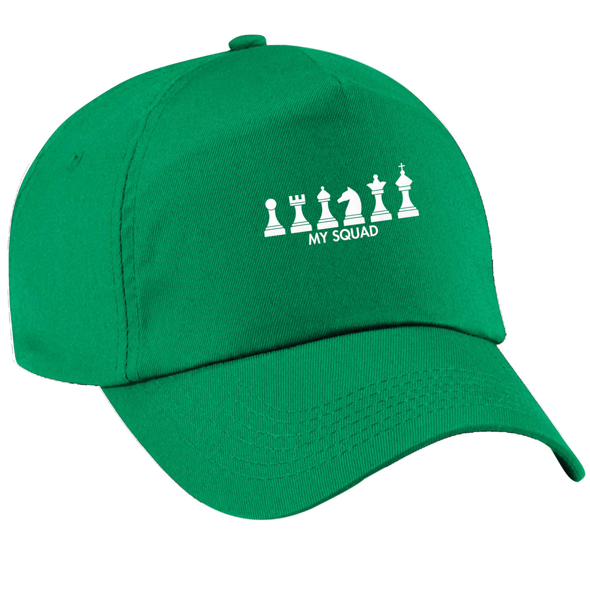 My squad green peak cap