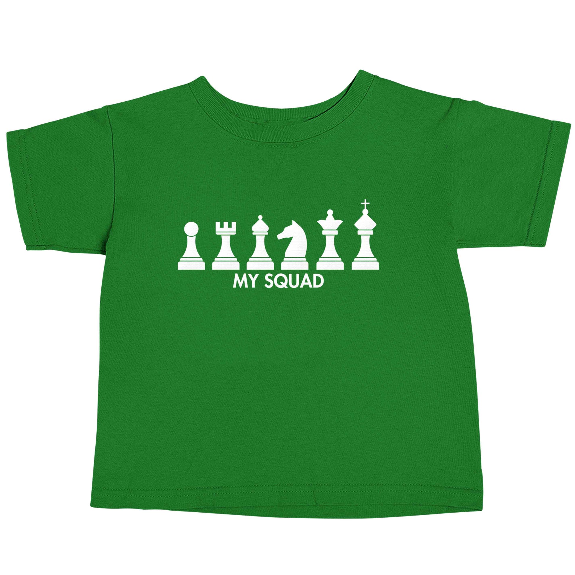 My squad green baby toddler Tshirt 2 Years
