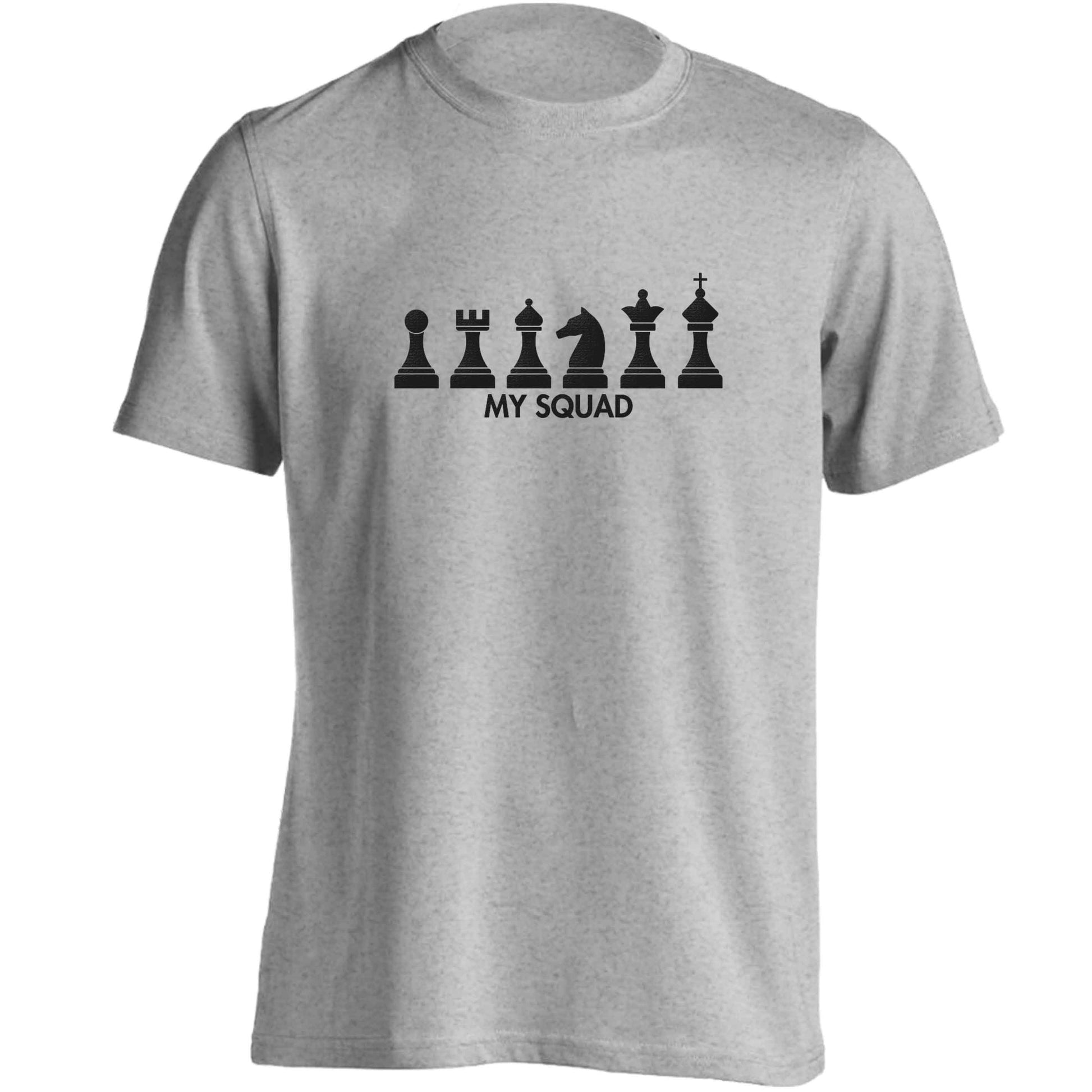 My squad adults unisex grey Tshirt 2XL