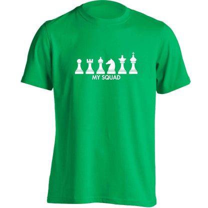 My squad adults unisex green Tshirt 2XL