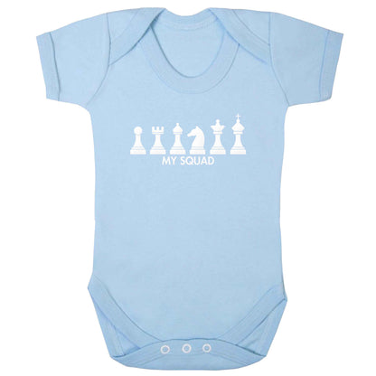 My squad baby bodysuit pale blue 18-24 months