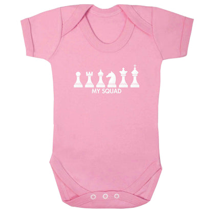 My squad baby bodysuit pale pink 18-24 months