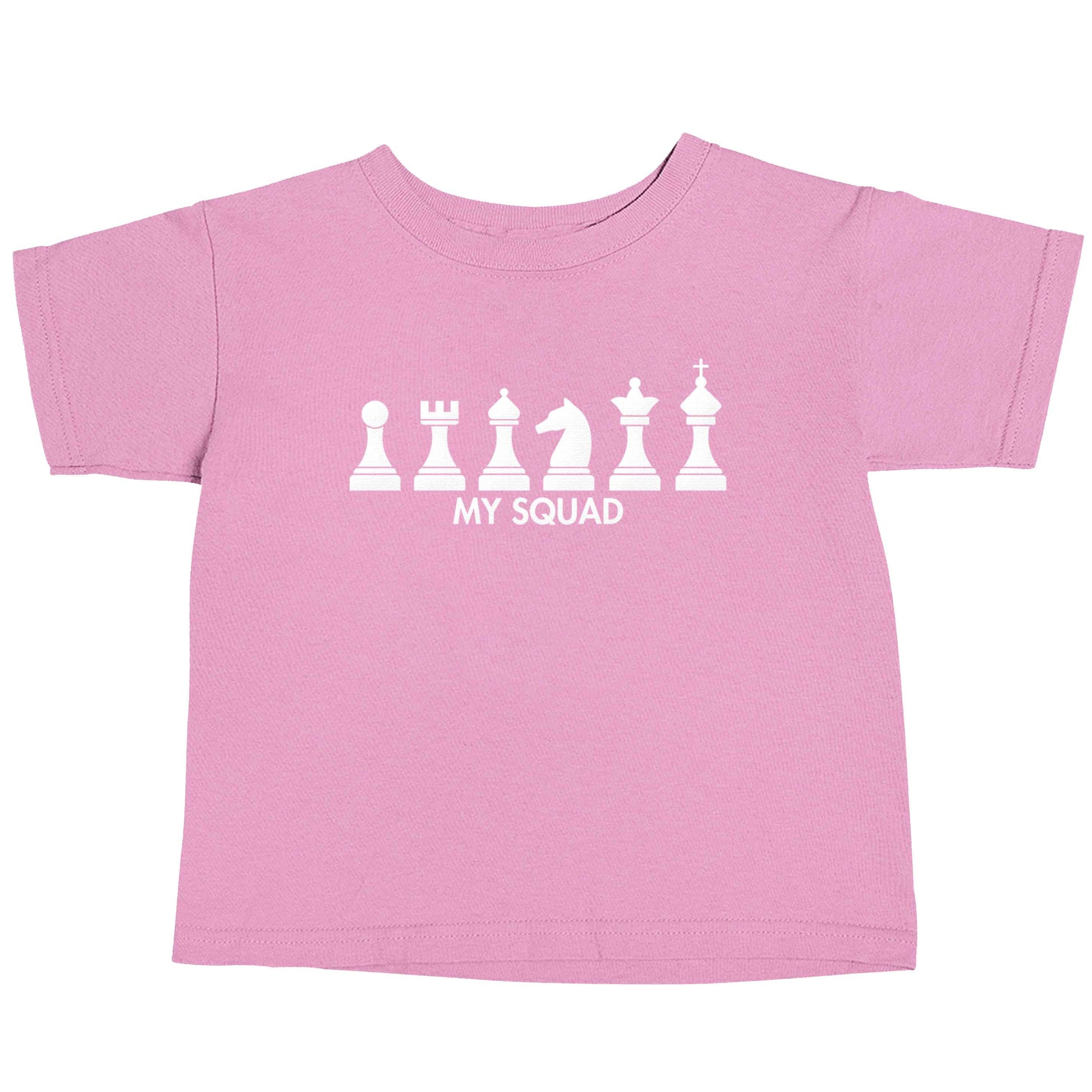 My squad light pink baby toddler Tshirt 2 Years